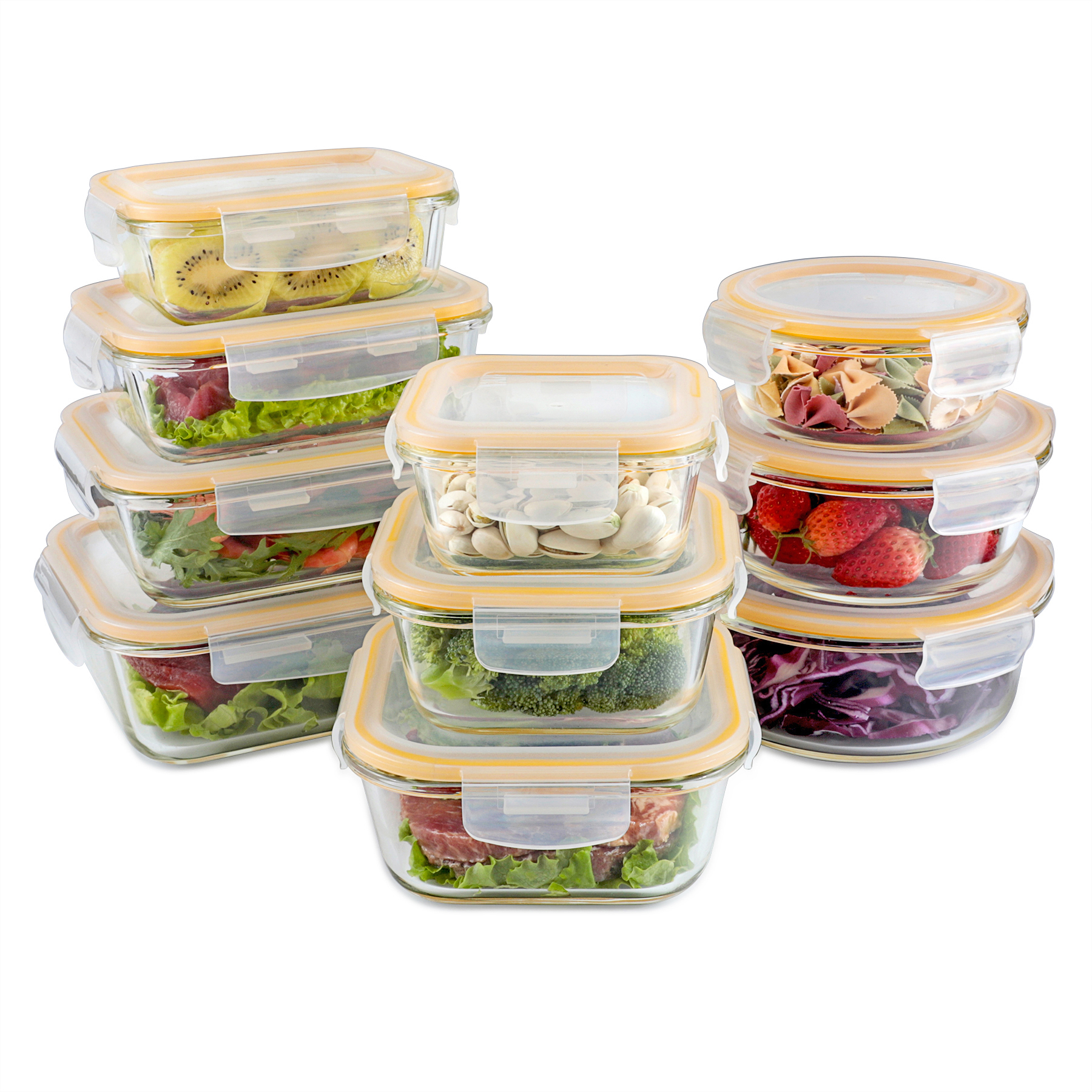 Glass Food Container Set