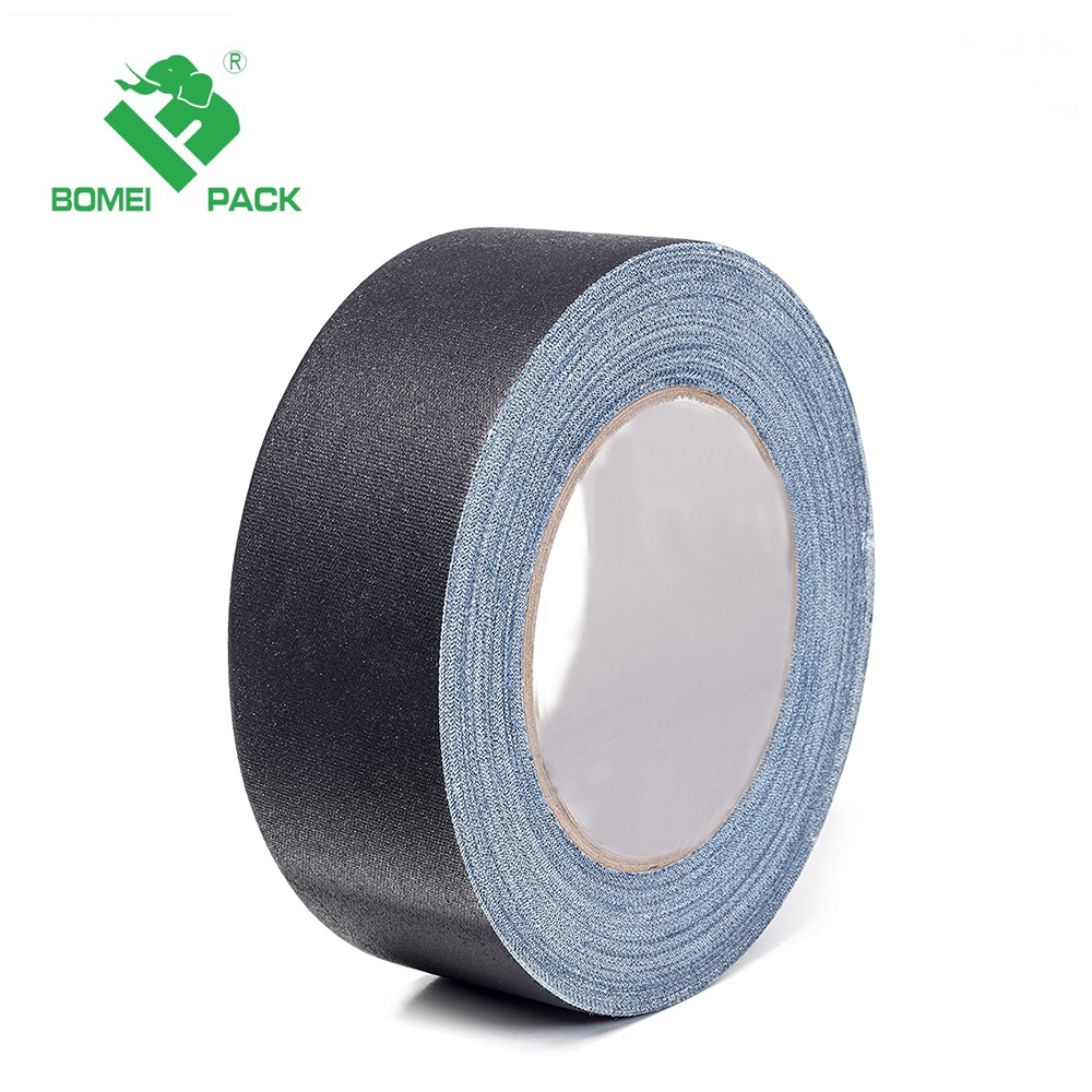 Black Pro Gaff Matte Cloth Gaffers Tape for Entertainment Industry ,BOMEI PACK