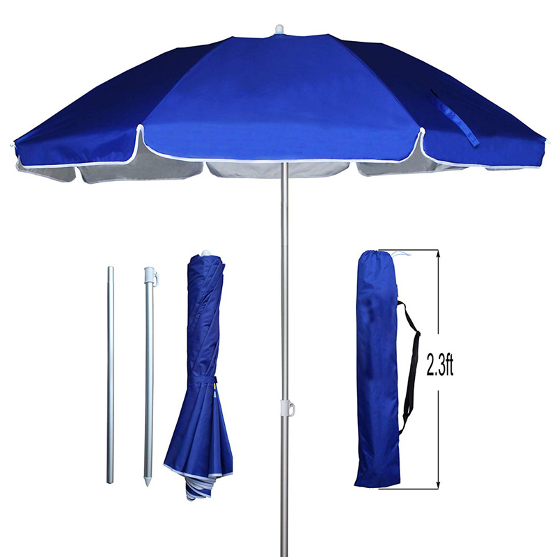 2020 New Design Custom UV 50+ 2M High Quality Beach Umbrella