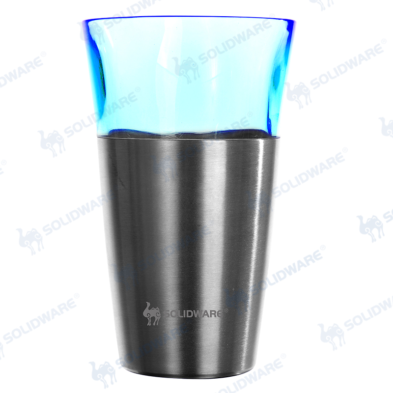 SUS304 Stainless Steel With TRITAN Vacuum Cup For Drinking