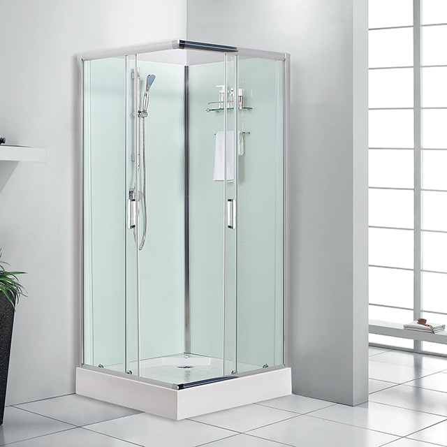 square shower enclosure