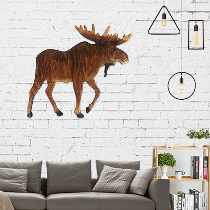 Home Decorative Wooden Animal Wall Art