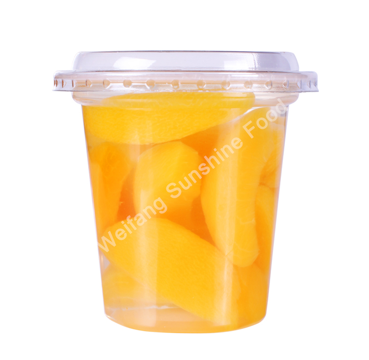 8oz Sliced Yellow Peach in Light Syrup