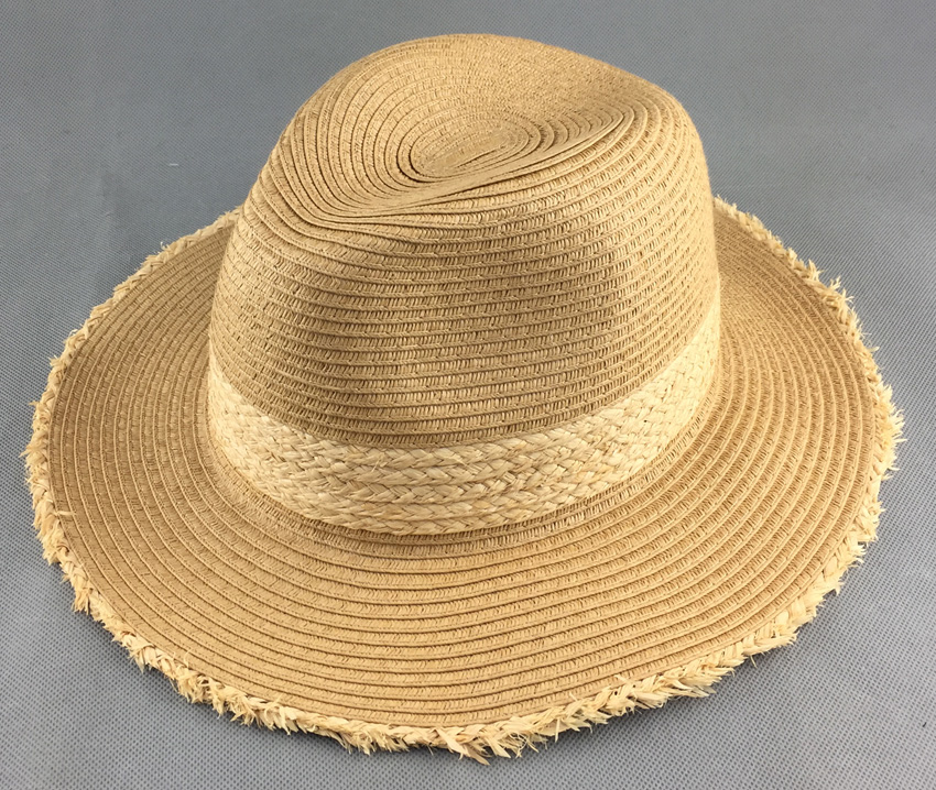 Paper Braid With Raffia Braid Fedora