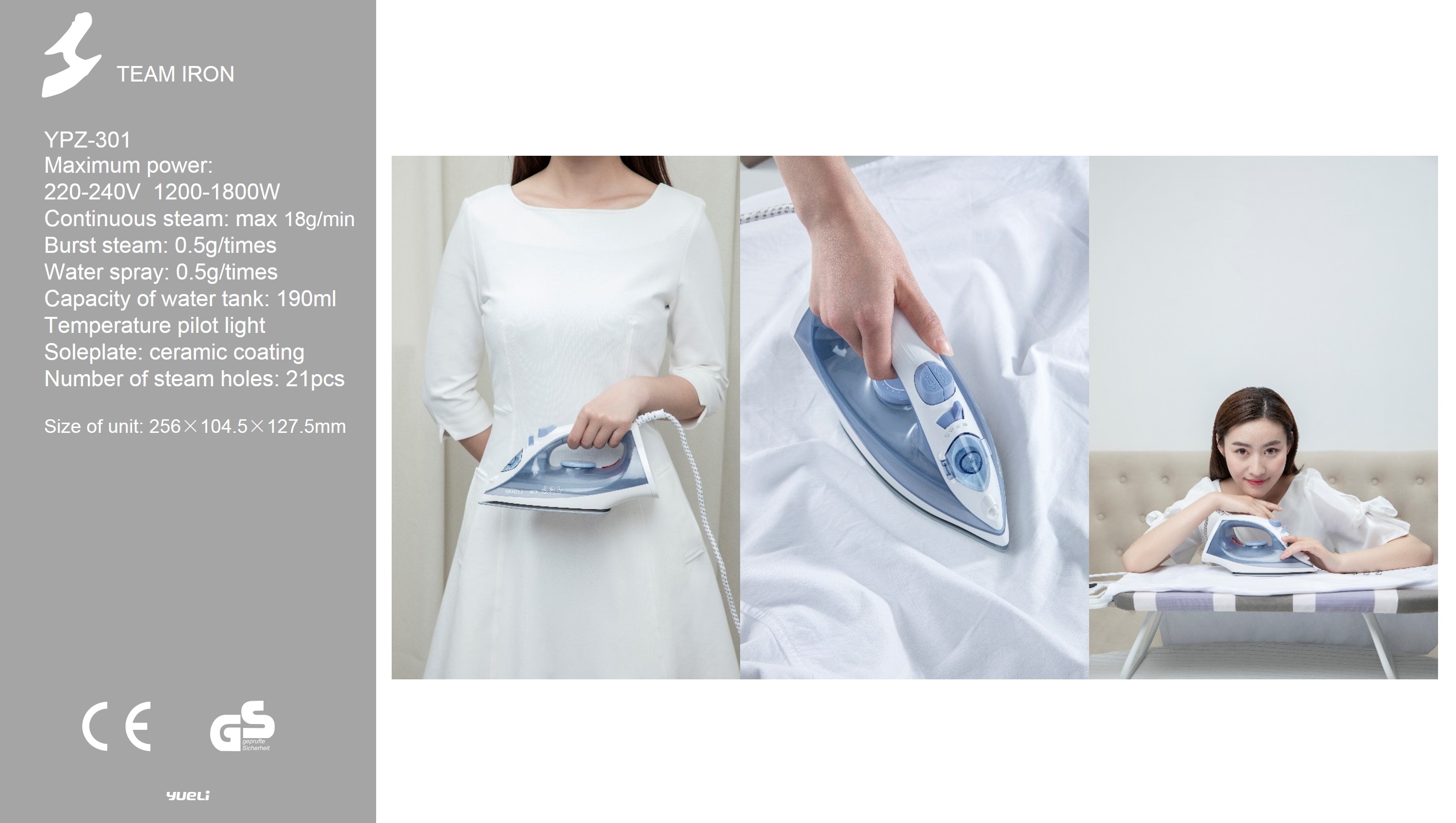 Steam Iron YPZ-301