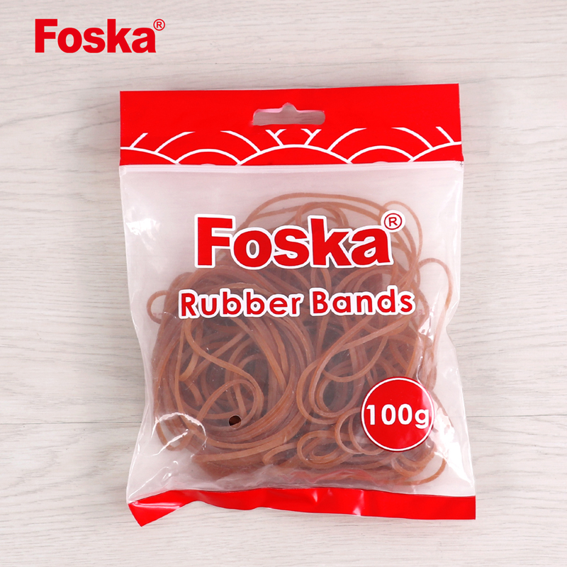 Foska Hot Sale Durable Brown Rubber Bands.