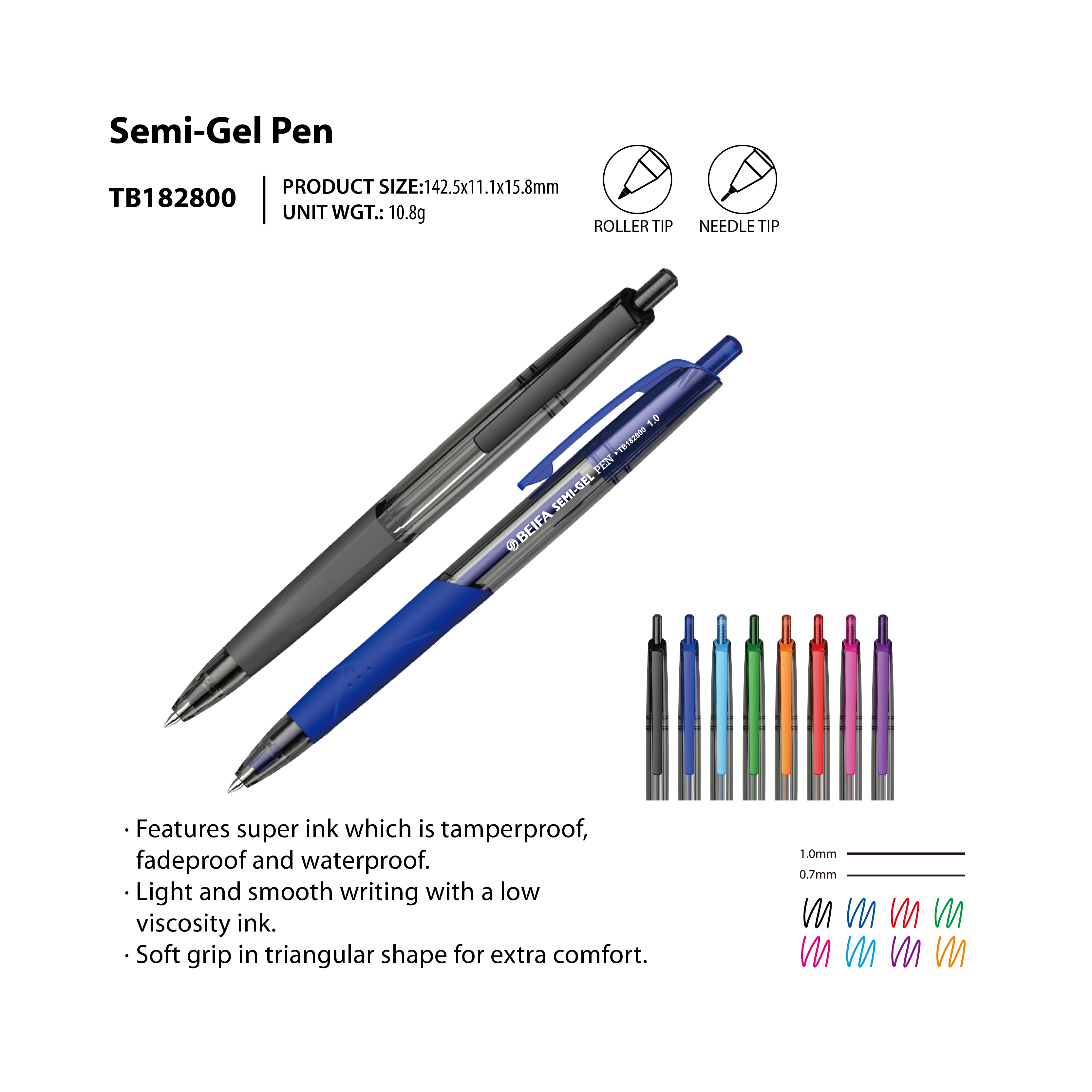 Semi-Gel Pen
