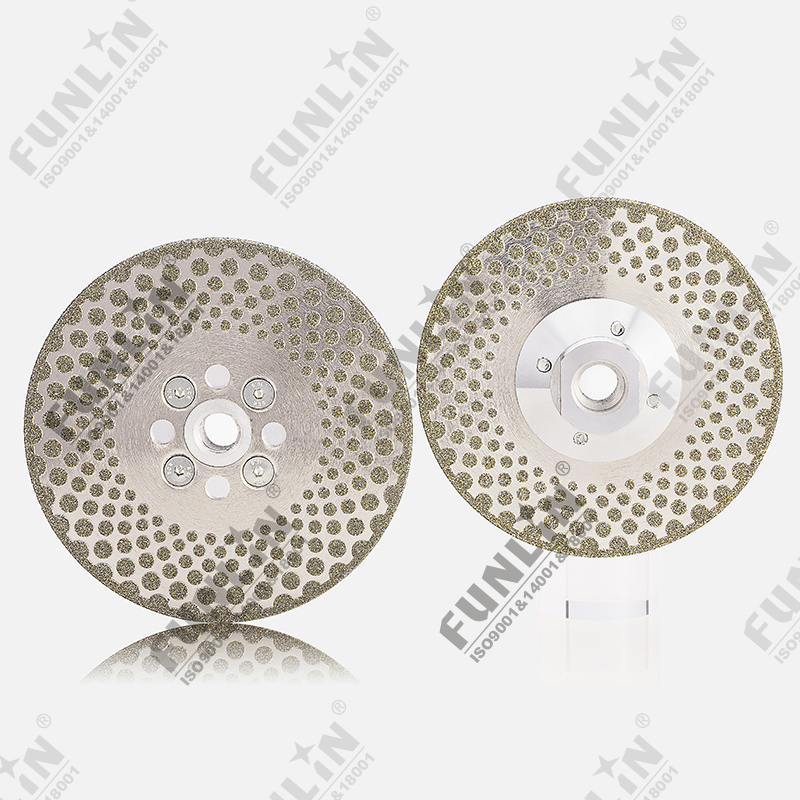 Electroplated diamond blade