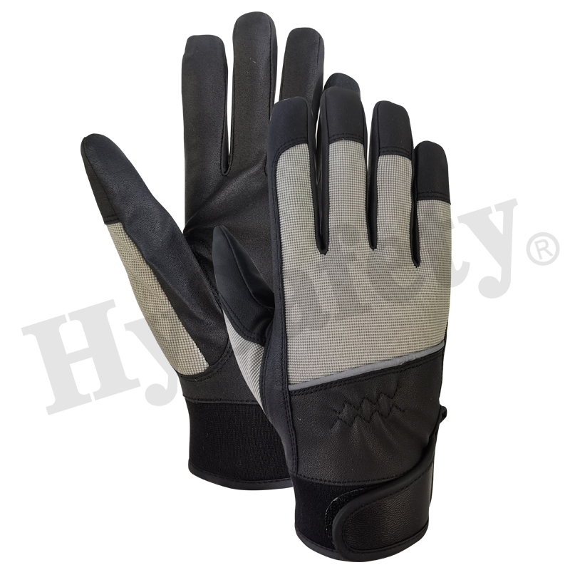 Mechanics gloves, Garden glove,PU glove, work glove, firm fit gloves