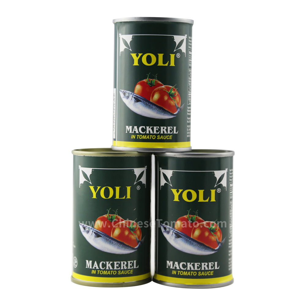 Mackerel in tomato sauce and Sardine in vegetable oil