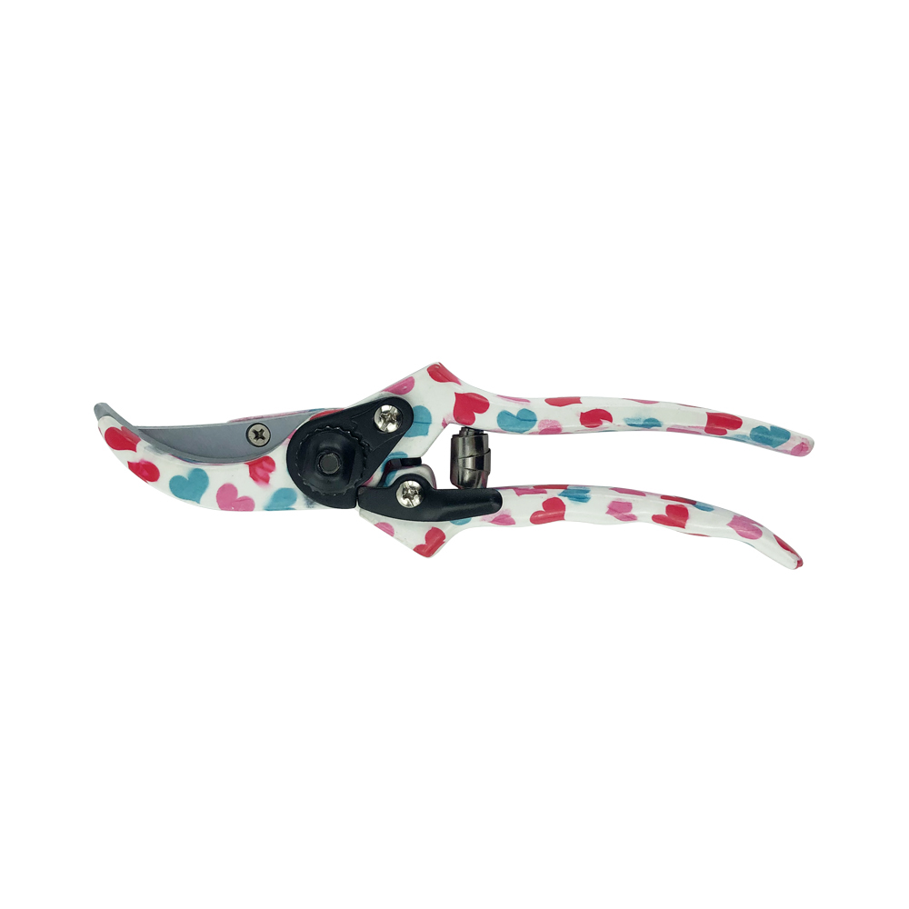 65Mn steel blade heat transfer printing flower secateurs