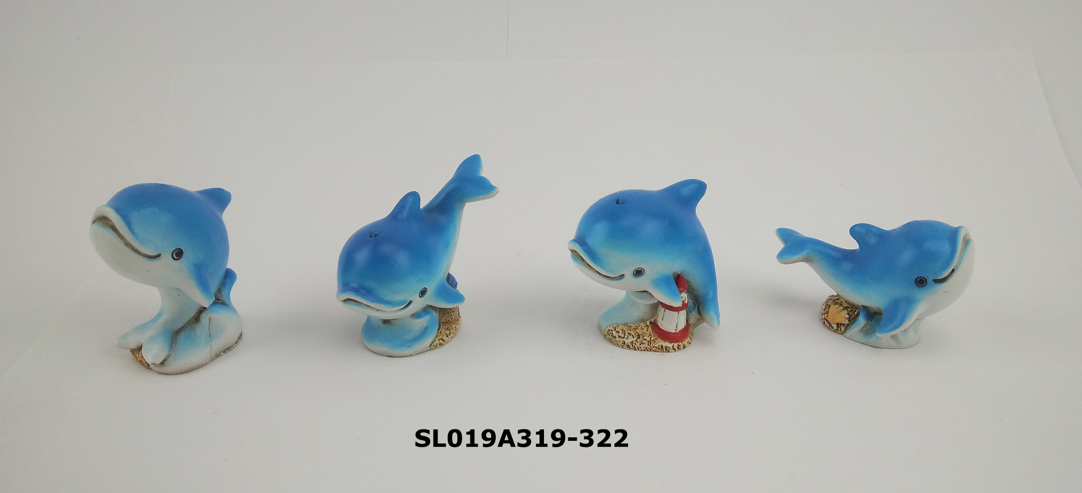 Resin decoration, key chain - dolphin