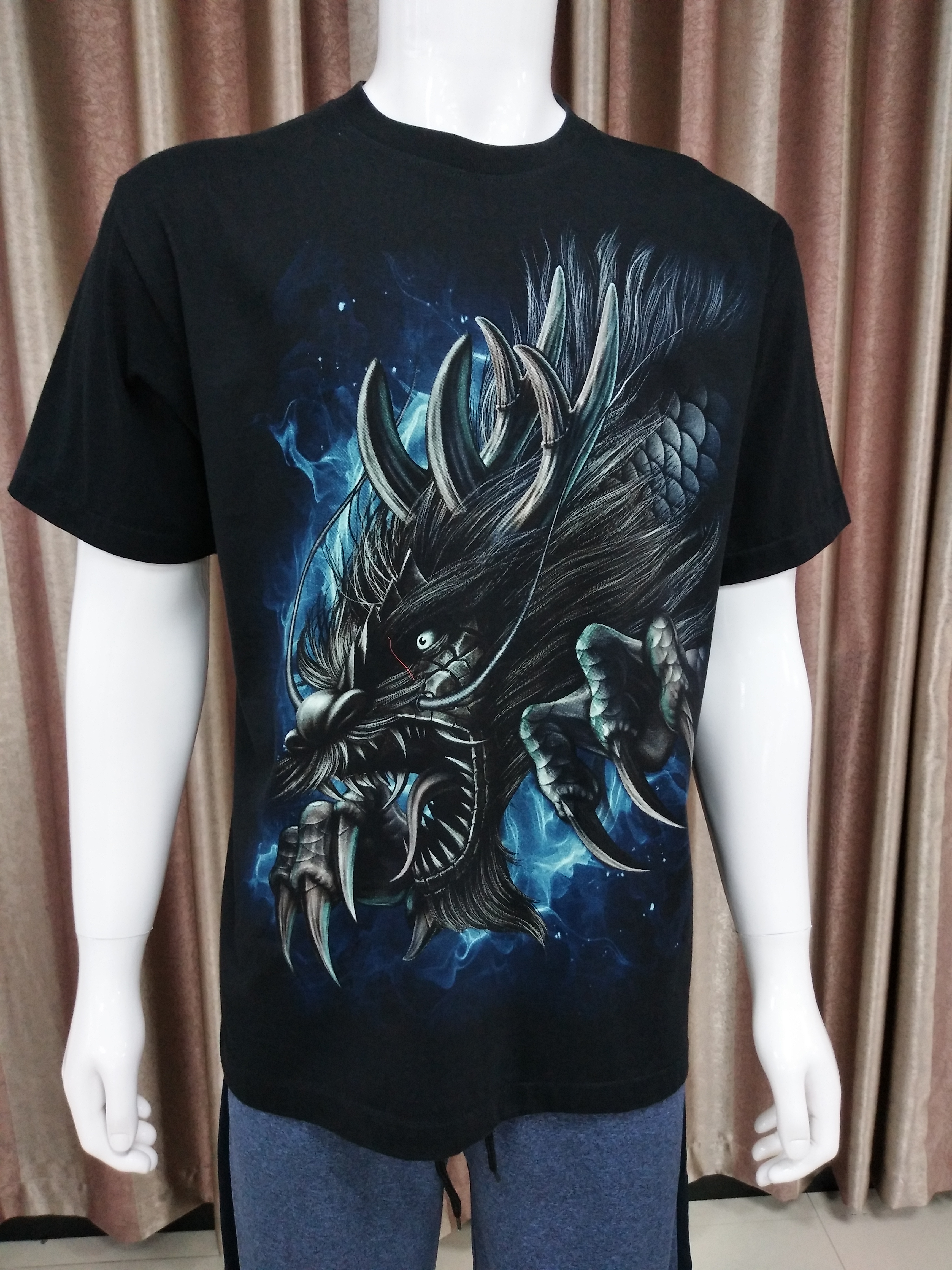 100% combed cotton digital printing short sleeve t shirt
