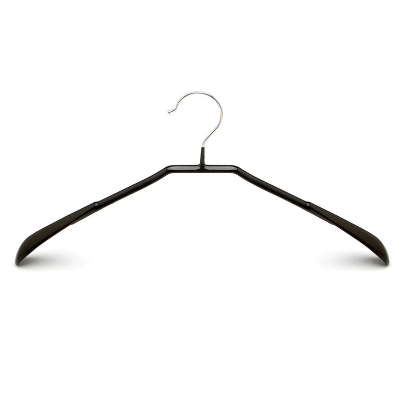 Wide Shoulder PVC Coated Metal Coat Hanger