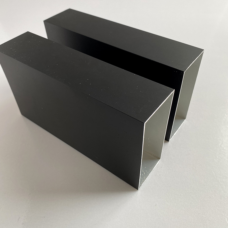 Aluminium black sand blasting for window and door