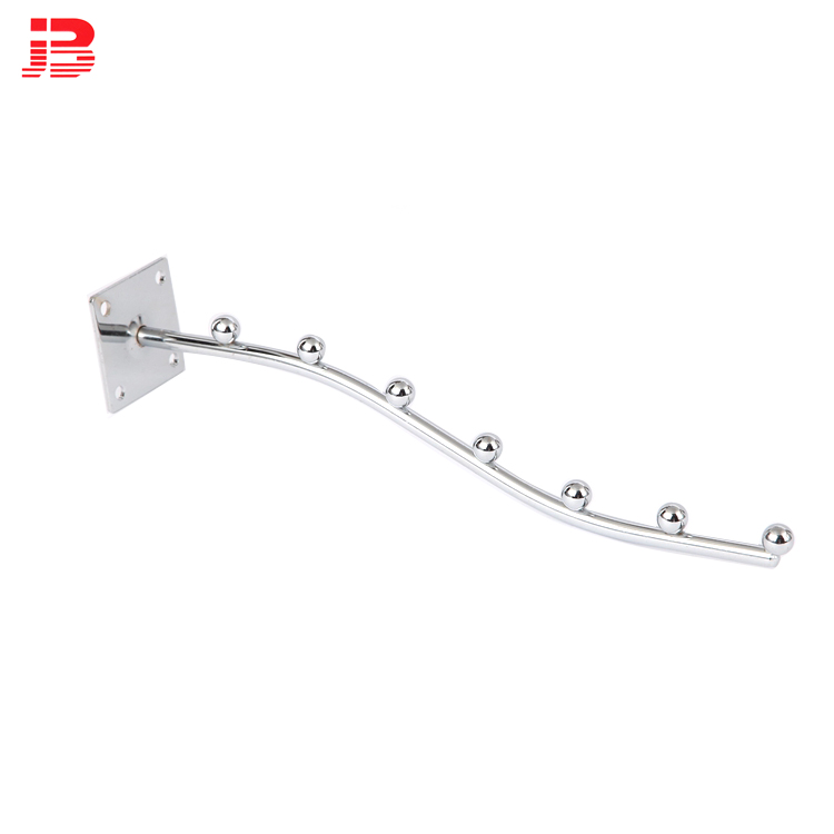 Wall mounted display hook with 7 beads
