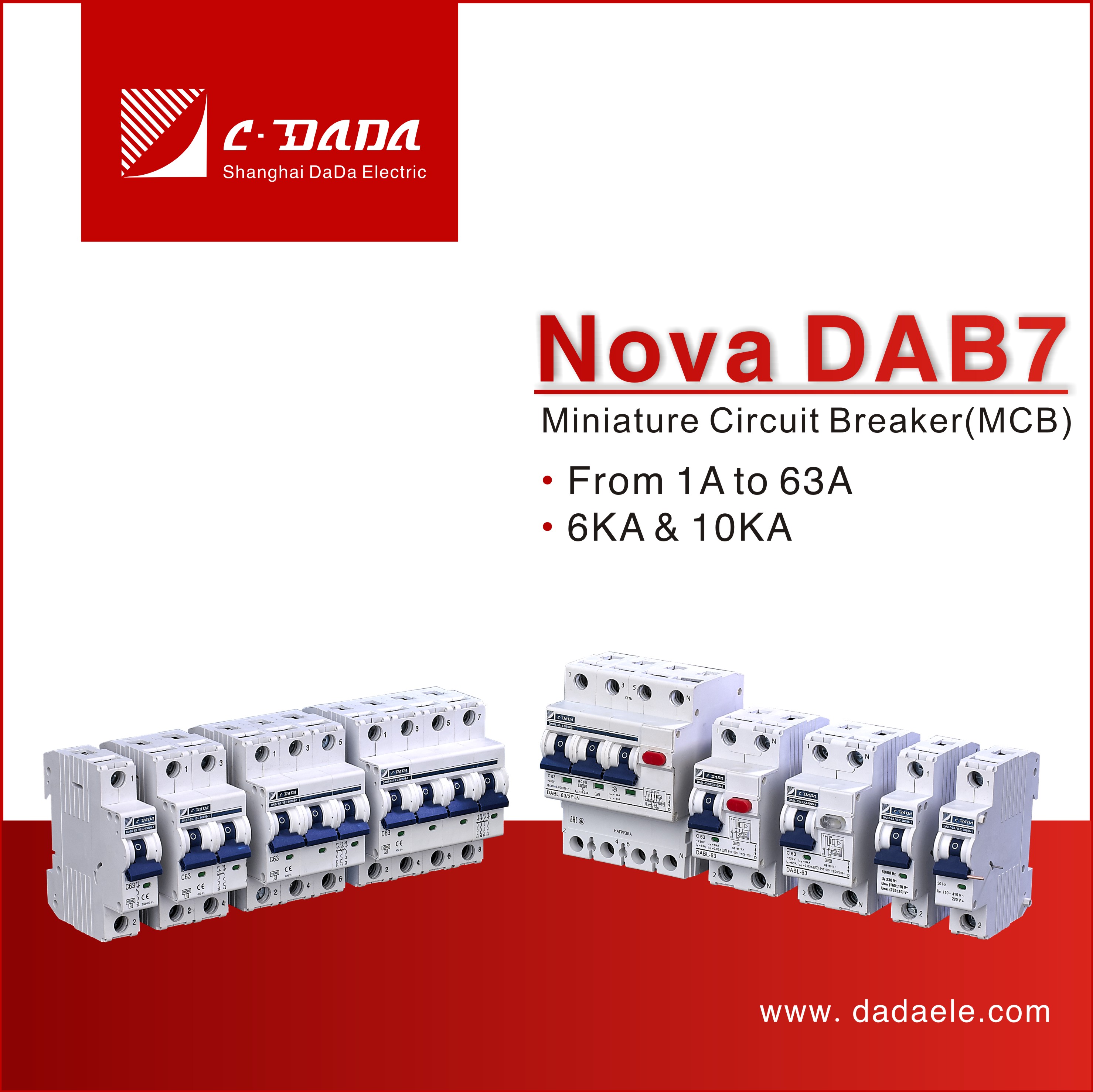 MCB NOVA series Miniature Circuit breaker