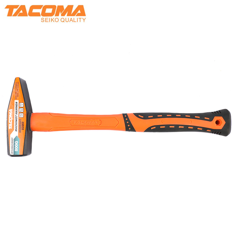 Machinist hammer with fiberglass handle