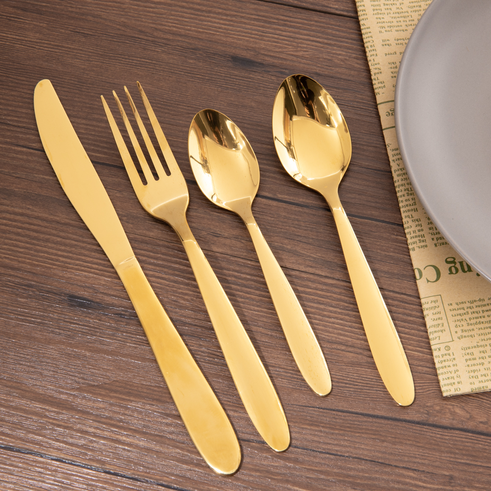 Stainless steel flatware set