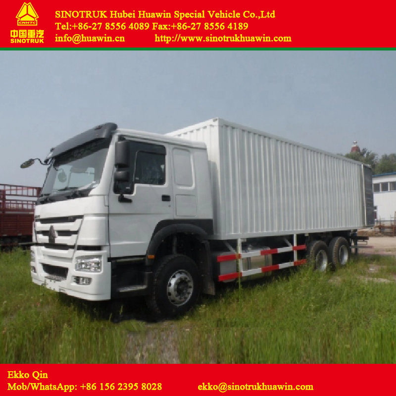 HOWO 6x4 Van cargo truck