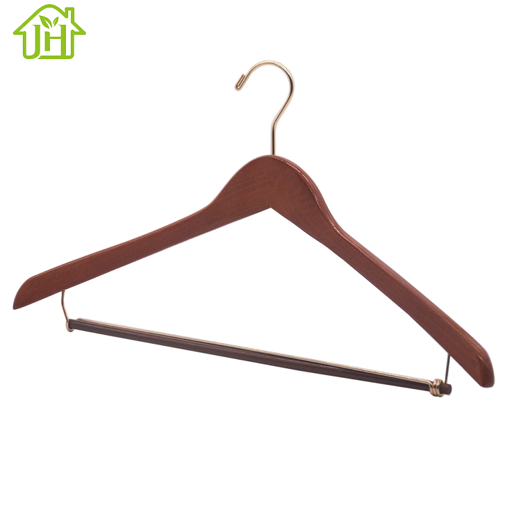 High quality deluxe premium wooden clothing garments jacket hangers