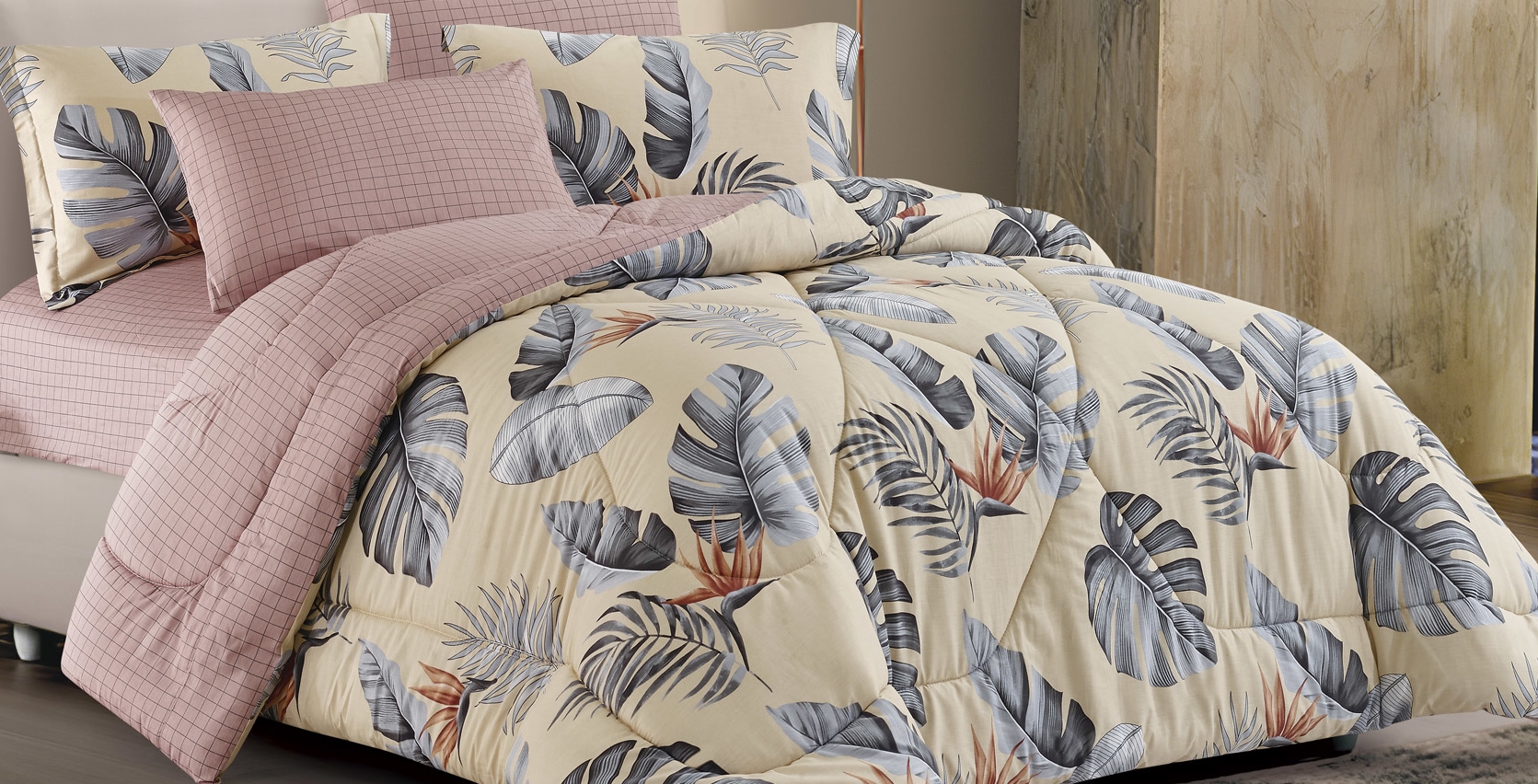 Printing comforter bedding set