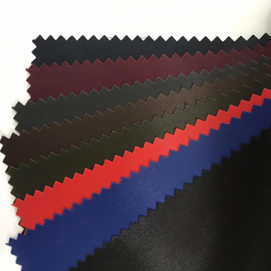 170T taffeta Waterproof Shiny PVC coated fabric for car cover raincoat