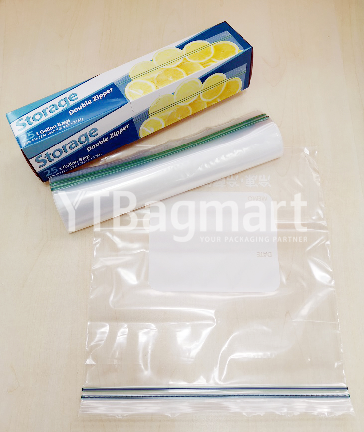 1Storage reclosable bag Gallon