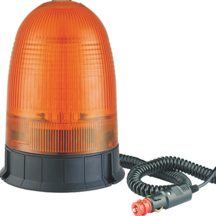 Factory Price Amber 80pcs 5730 LED Rotary Emergency Flashing Warning Beacon light ,12-24V Strobe Safety Revolving Lamp