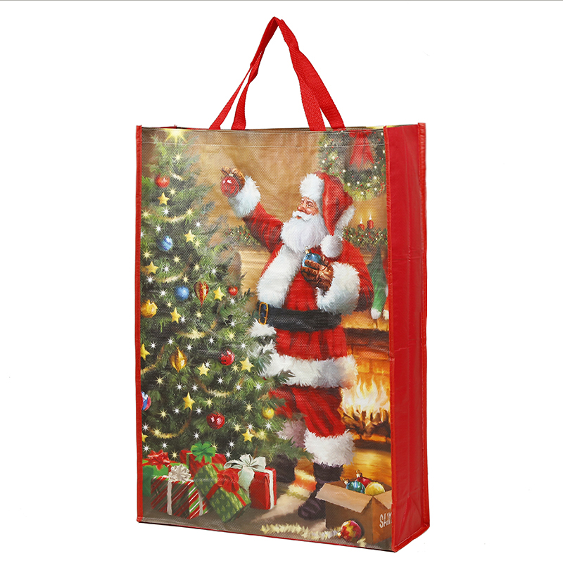custom size pp woven christmas bags