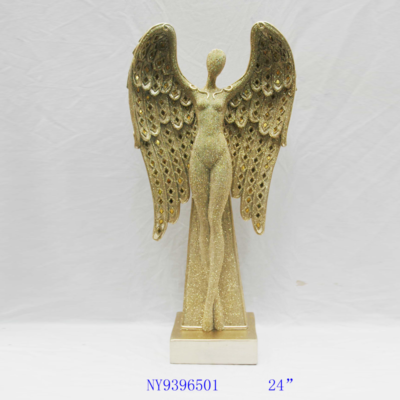 Angel with bead finish