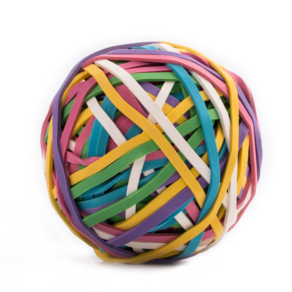 Rubber band ball