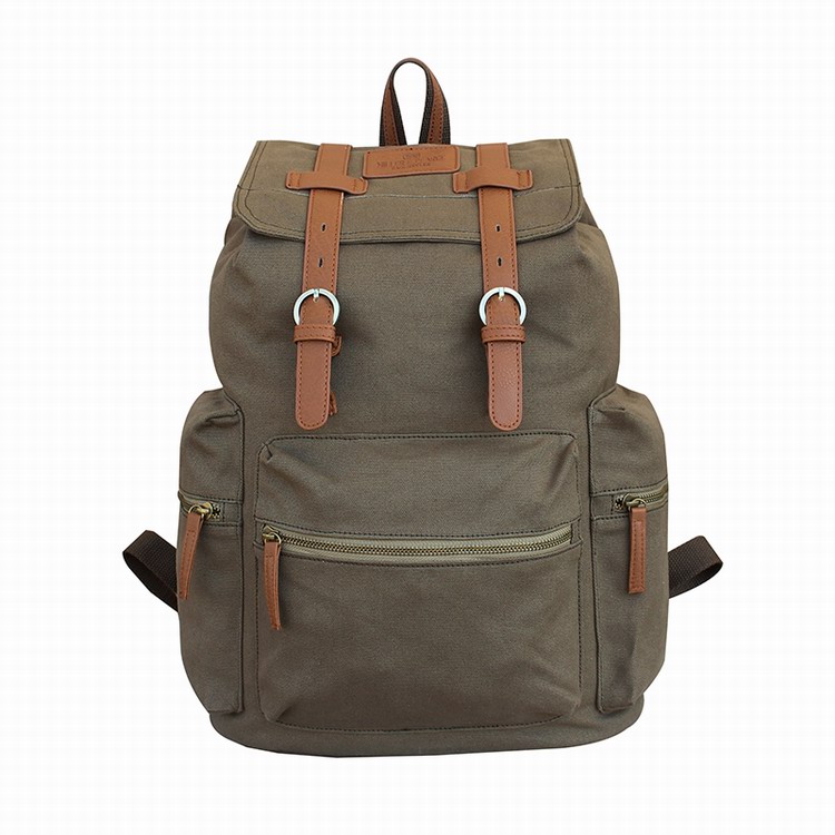 High end durable canvas backpack