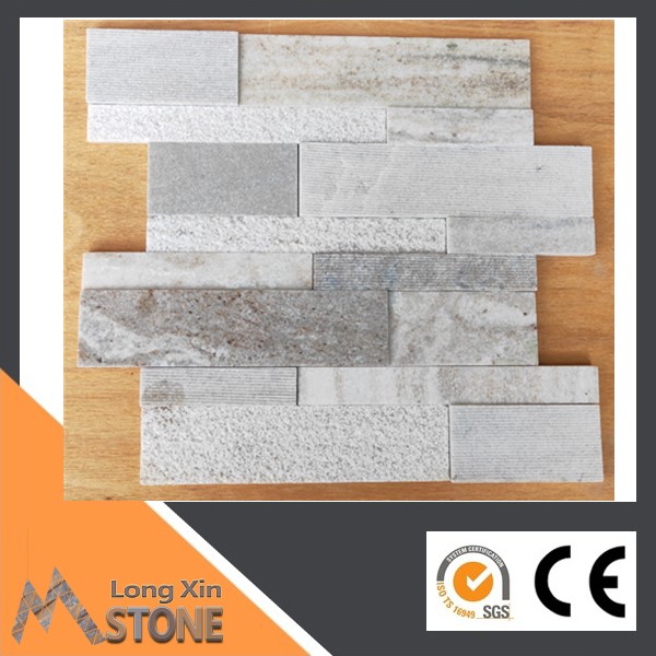 Natural Gold thread grain Quartzite stone wall tile 30X30 CM