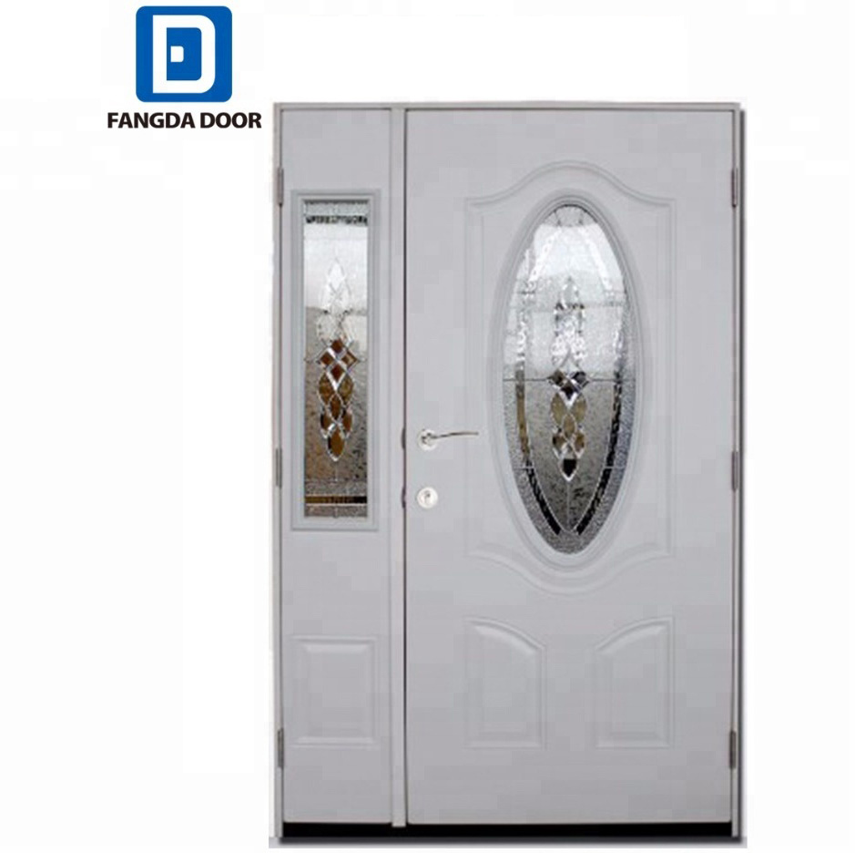 Fangda Primed White Hot Sale Modern Mother and Son Door