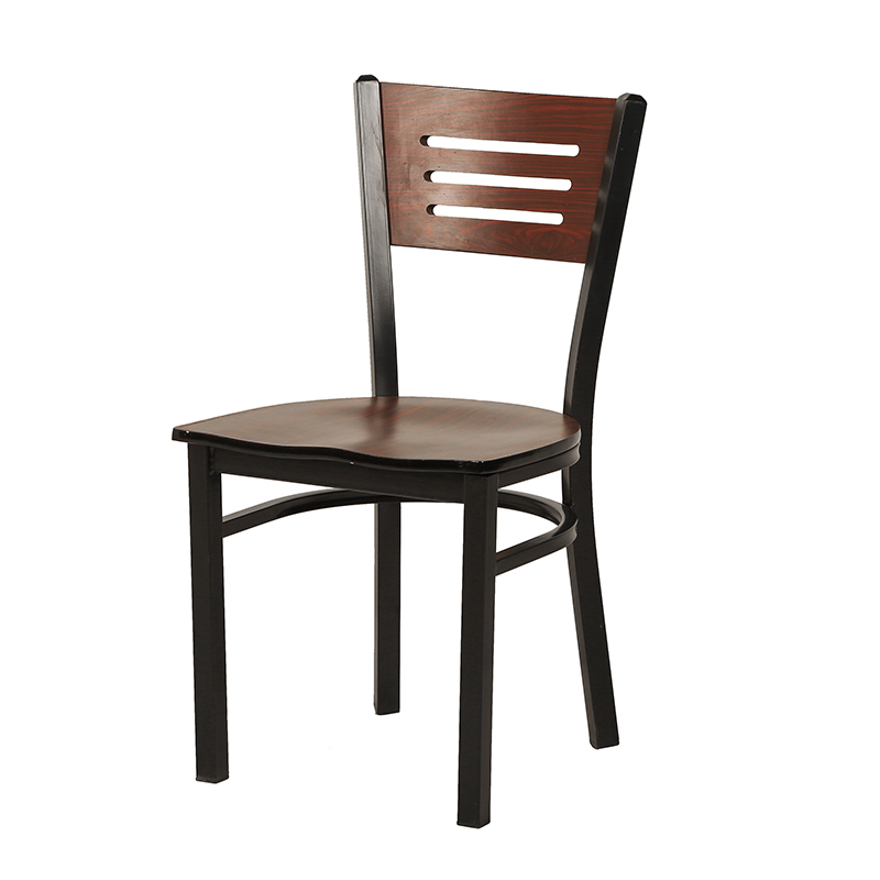 USA Classic Design Popular Metal Frame Restaurant Coffee Shop Metal Chairs