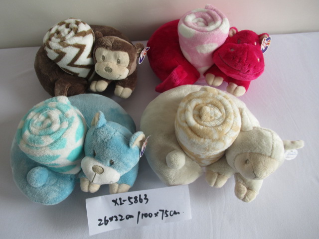 Neckpillow with blanket