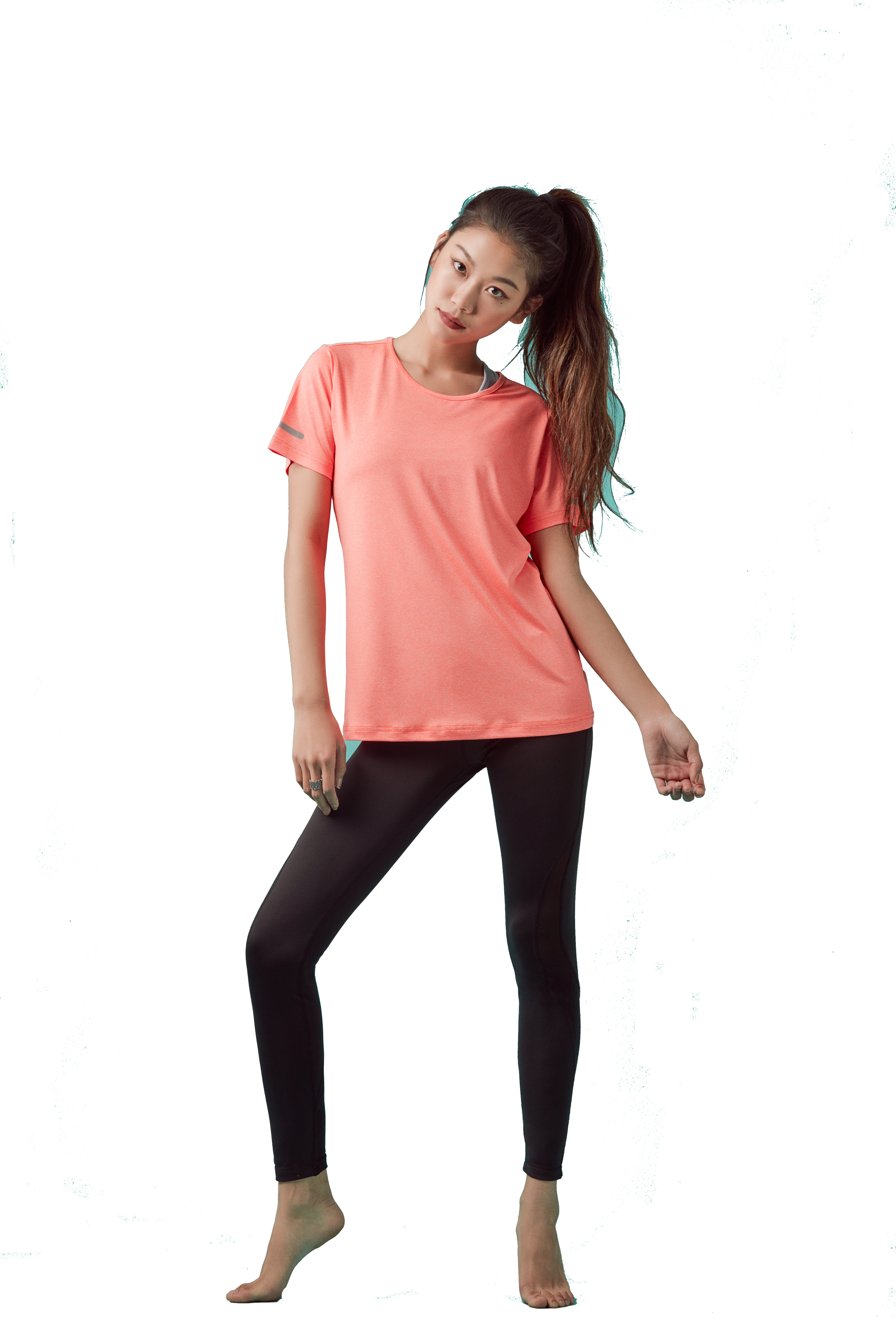 Ladies gym leggings with pocket wholesale sport high waist yoga pants sets