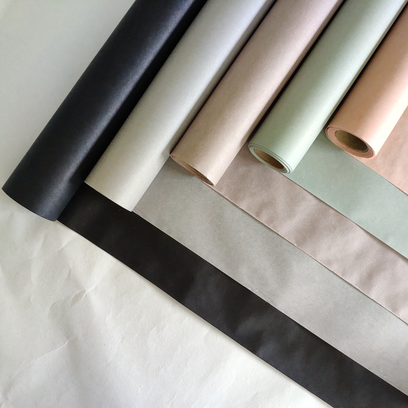 40gsm cheap high quality eco friendly wood pulp cotton rice tissue water resistant flower gift wrapping paper 60cm x 15m