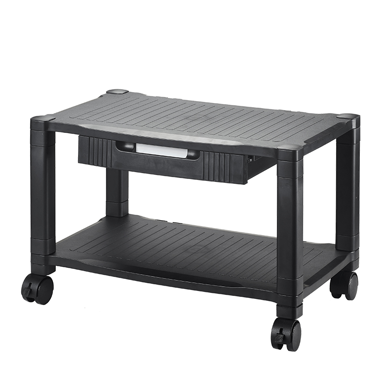 Printer cart printer stand plastic extra wide size with drawer
