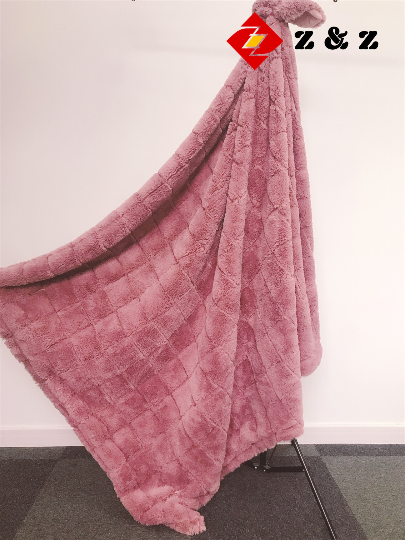 rabbit fur acrylic blankets