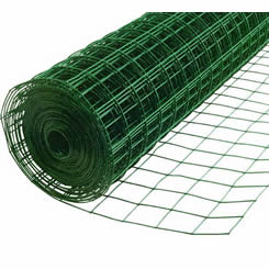 PVC coated welded iron wire mesh fence