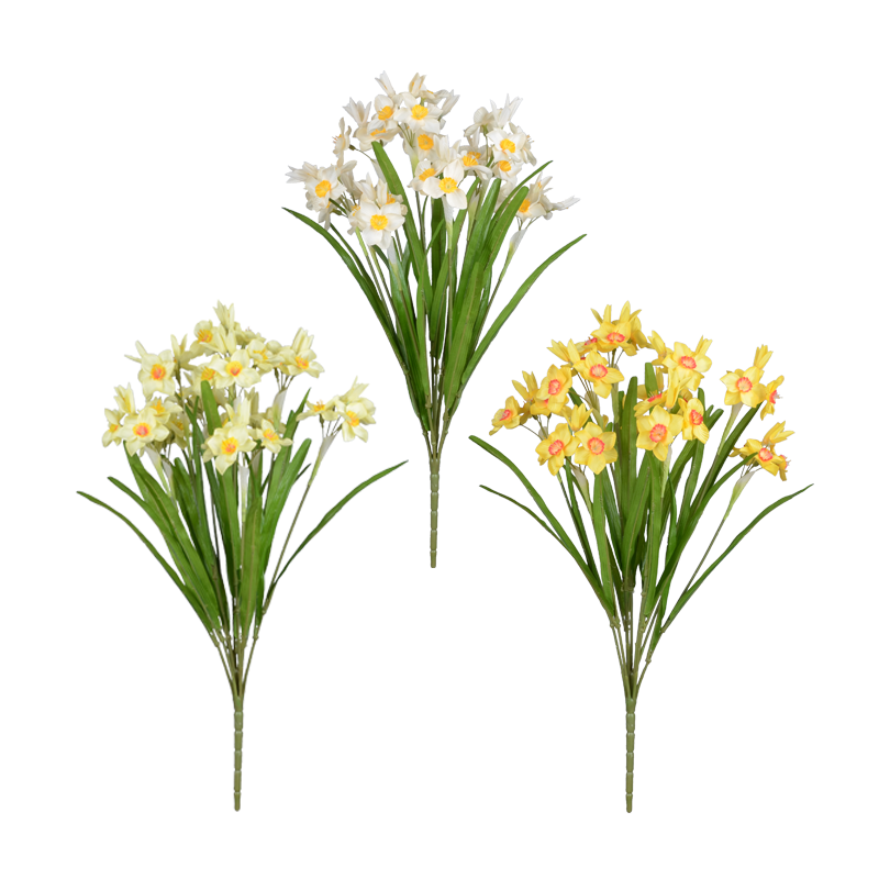 Chinese daffodil narcissus X 10 artificial decoration flower