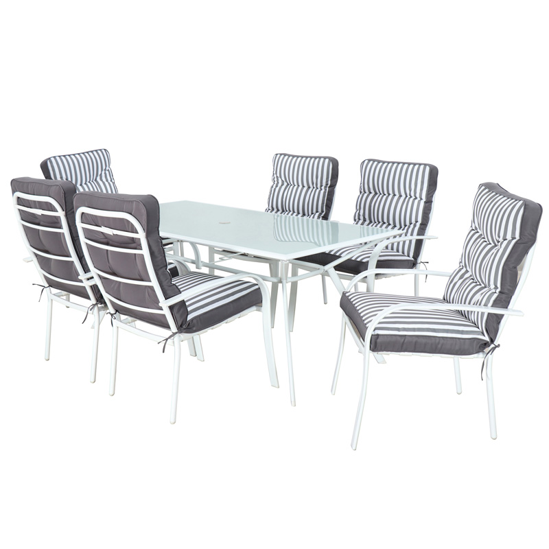 1 Outdoor leisure furniture Outdoor Garden 6-Seat Dining Set