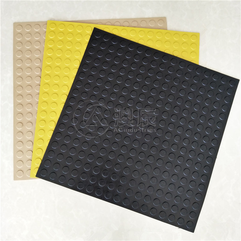 Round Dot Rubber Tile Floor
