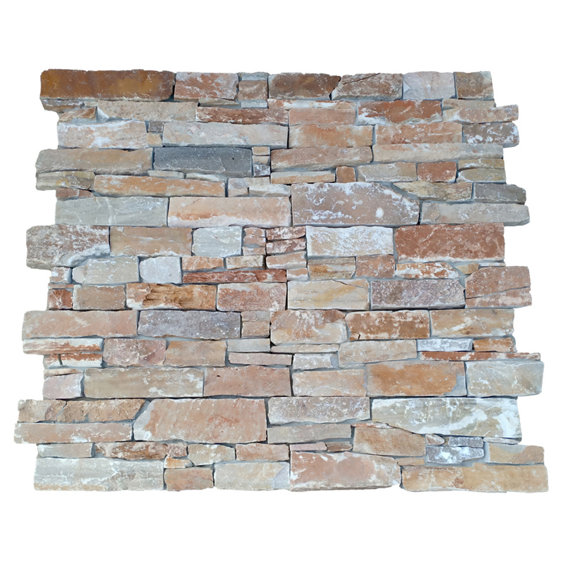 Natural Rusty Stone Cladding For Exterior Wall