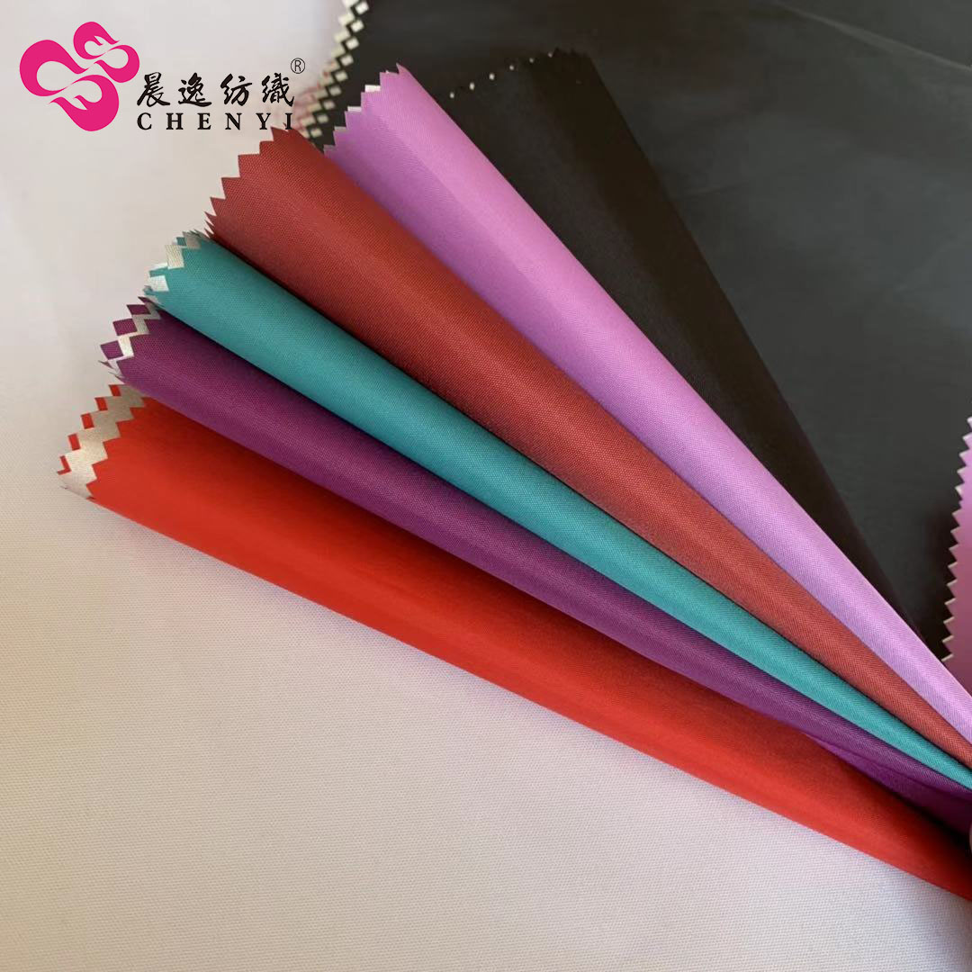 Wholesale polyester silver coated taffeta tent/umbrella/car cover Fabric