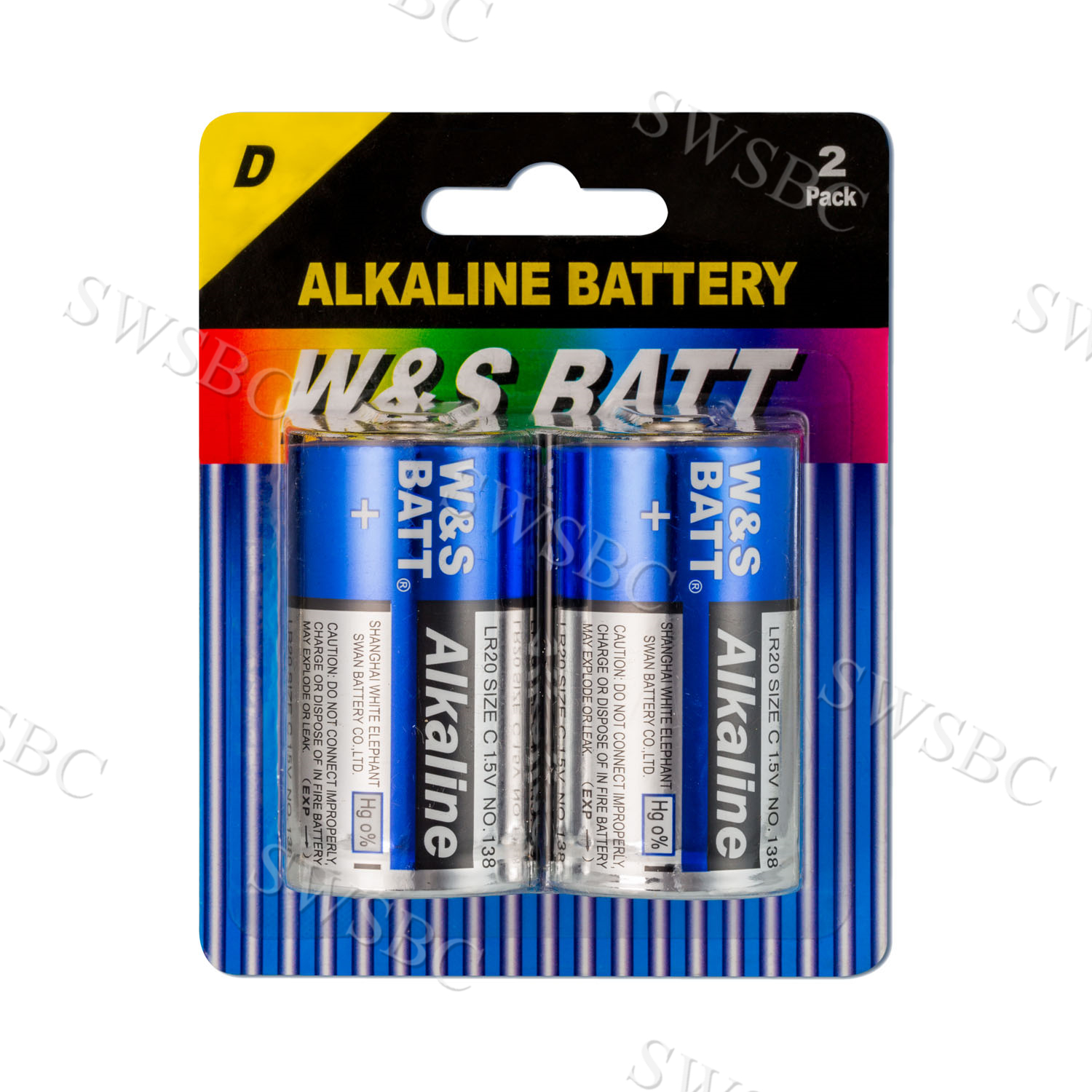 W&S BATT brand Alkaline Battery LR20