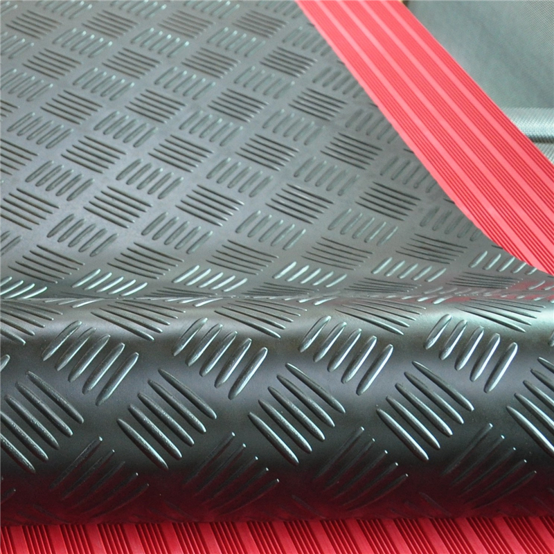 Checker Pattern Rubber Flooring