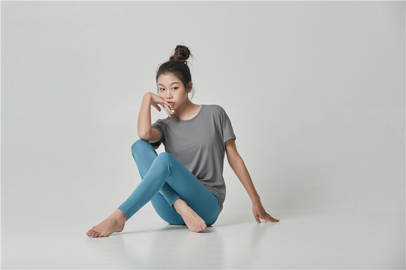 Quick dry high quality lady plain sex fancy yoga pants